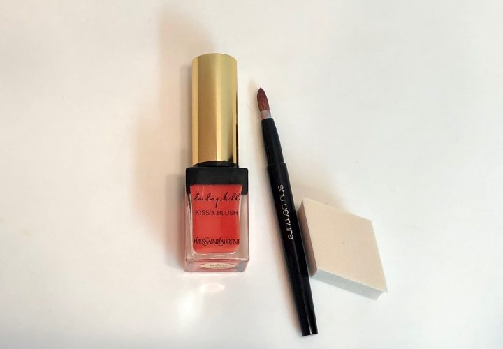 ベビードールキッス＆ブラッシュ4（イヴ・サンローラン）、リップブラシ（shu uemura）